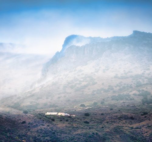 Vista desde ermita san miguel en Priego.