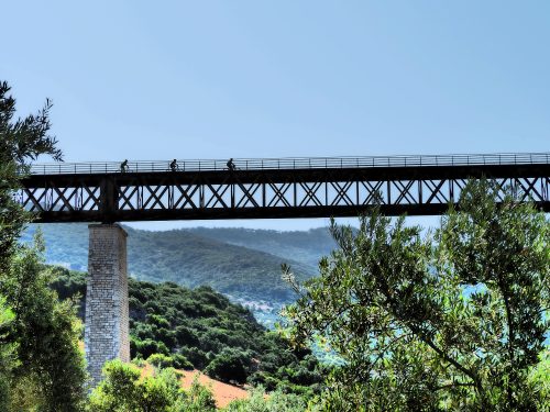 Viaducto de la Vía Verde de la Subbética, en Cabra