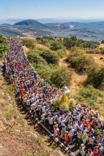 Sierra de Cabra, en la romería del 4 de septiembre
